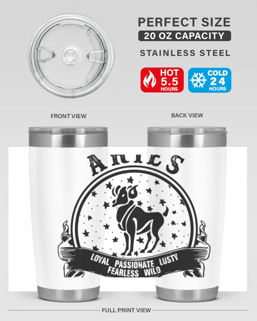 Aries 1#- zodiac- Tumbler