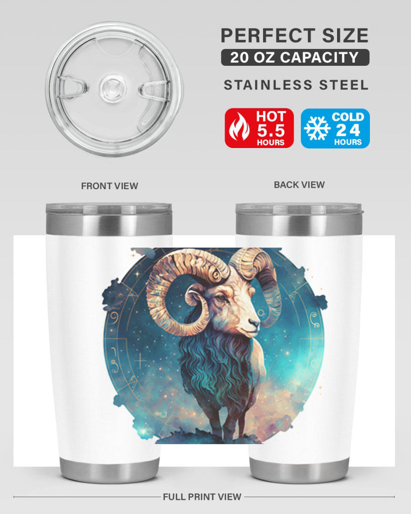 Aries 92#- zodiac- Tumbler