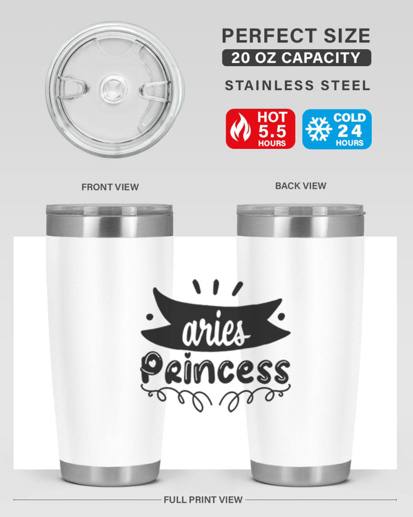 Aries princess 116#- zodiac- Tumbler