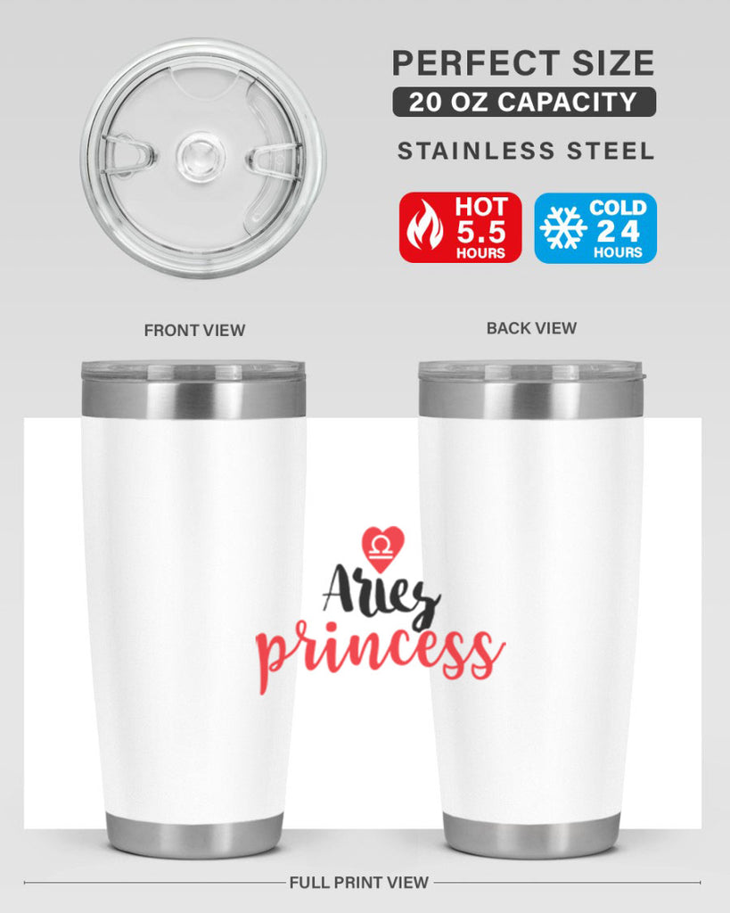 Aries princess 98#- zodiac- Tumbler