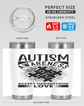 Autism awareness Style 43#- autism- Tumbler