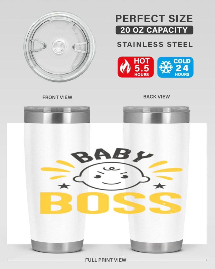Baby Boss Style 6#- baby shower- tumbler
