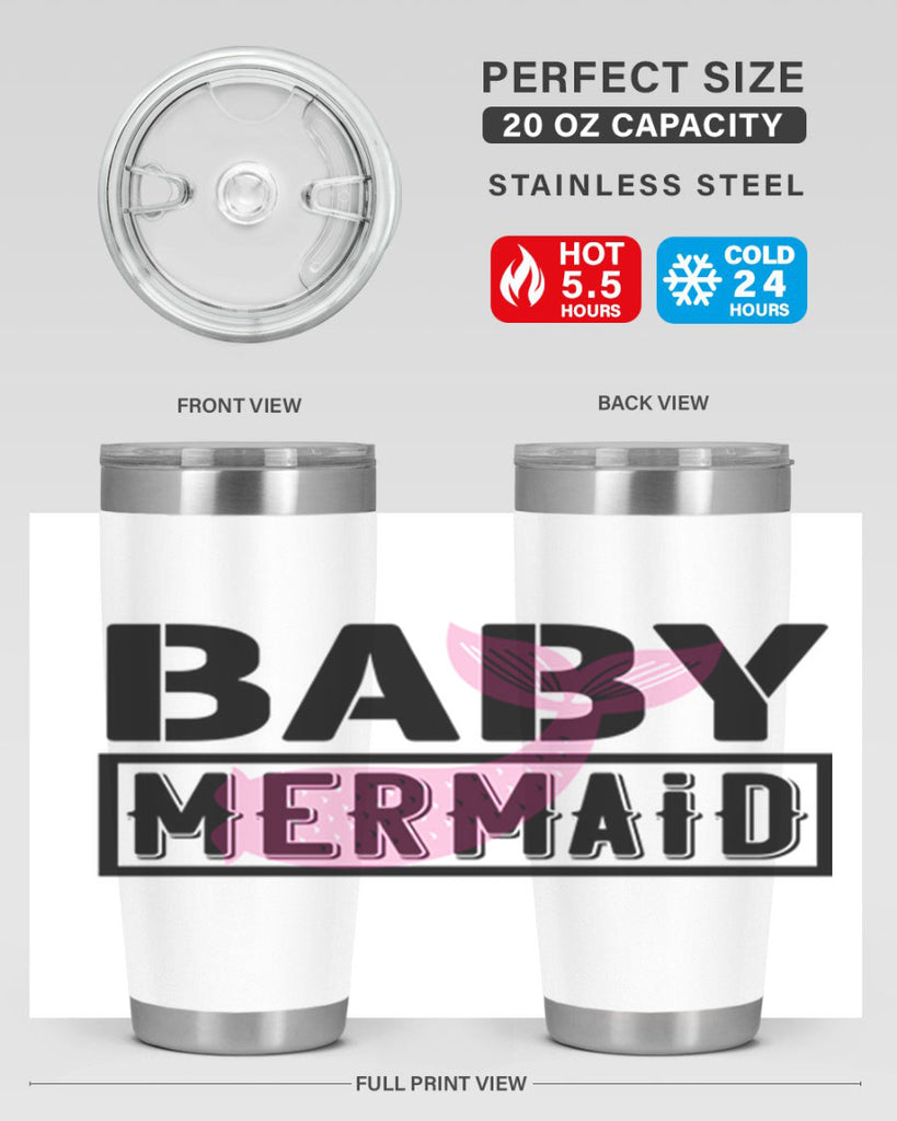 Baby mermaid 29#- mermaid- Tumbler
