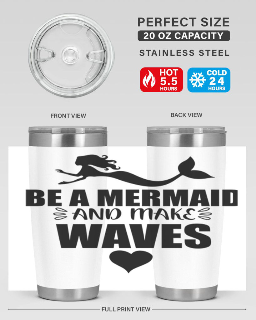 Be a Mermaid and make 53#- mermaid- Tumbler