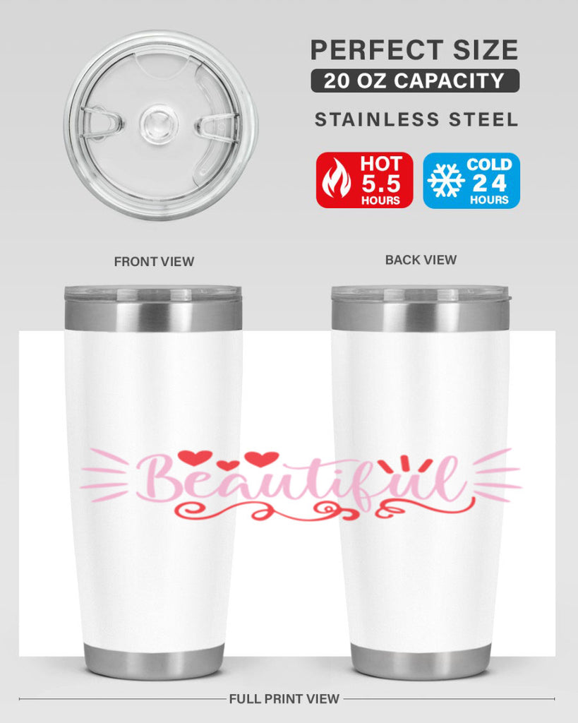 Beautiful Style 163#- make up- Tumbler
