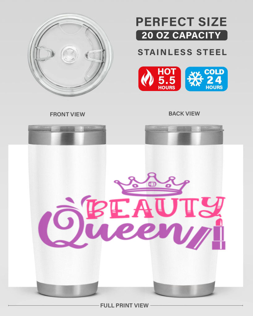 Beauty Queen Style 250#- make up- Tumbler