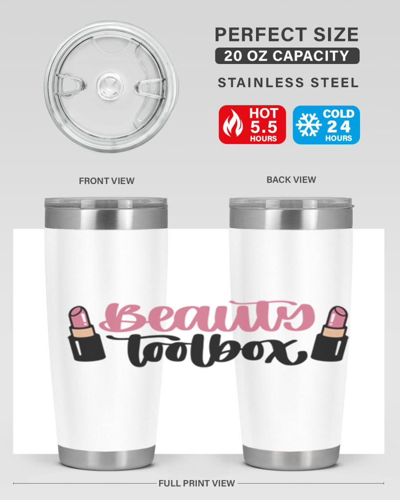 Beauty Toolbox Style 134#- make up- Tumbler