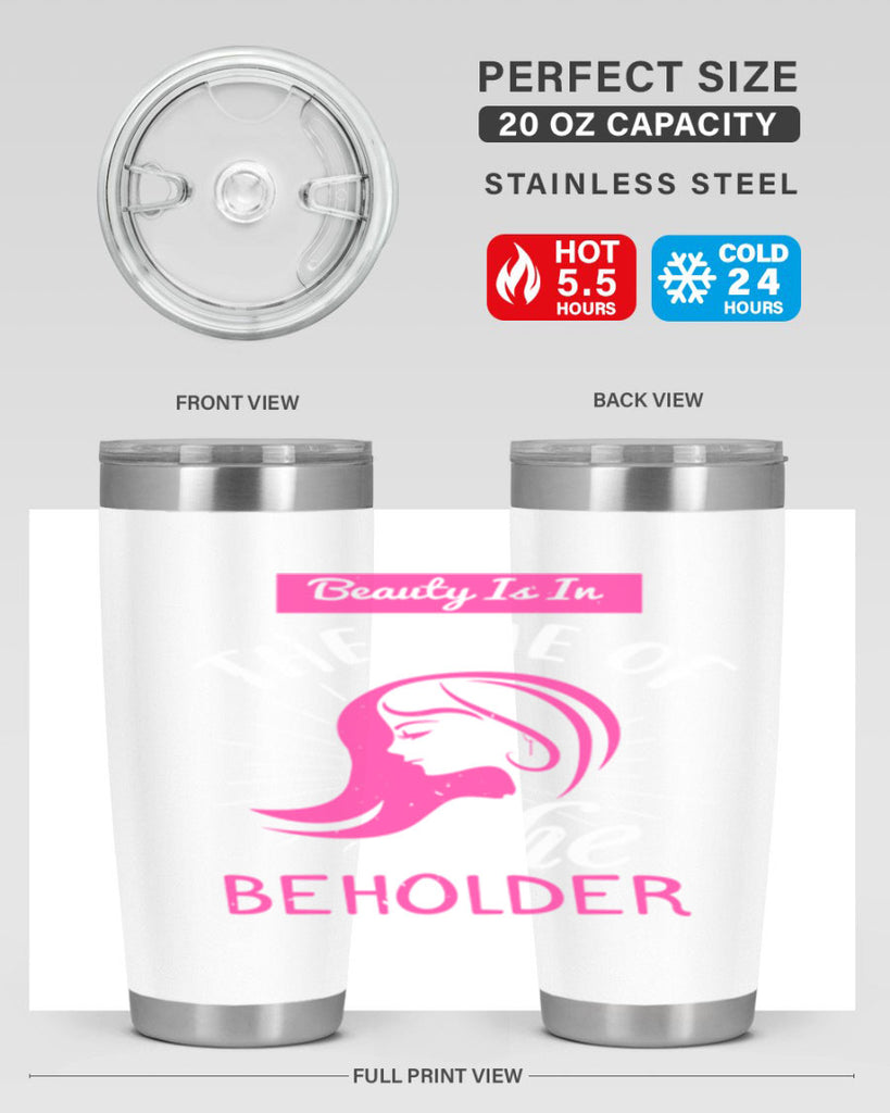 Beauty is in the eye of the beholder Style 169#- make up- Tumbler