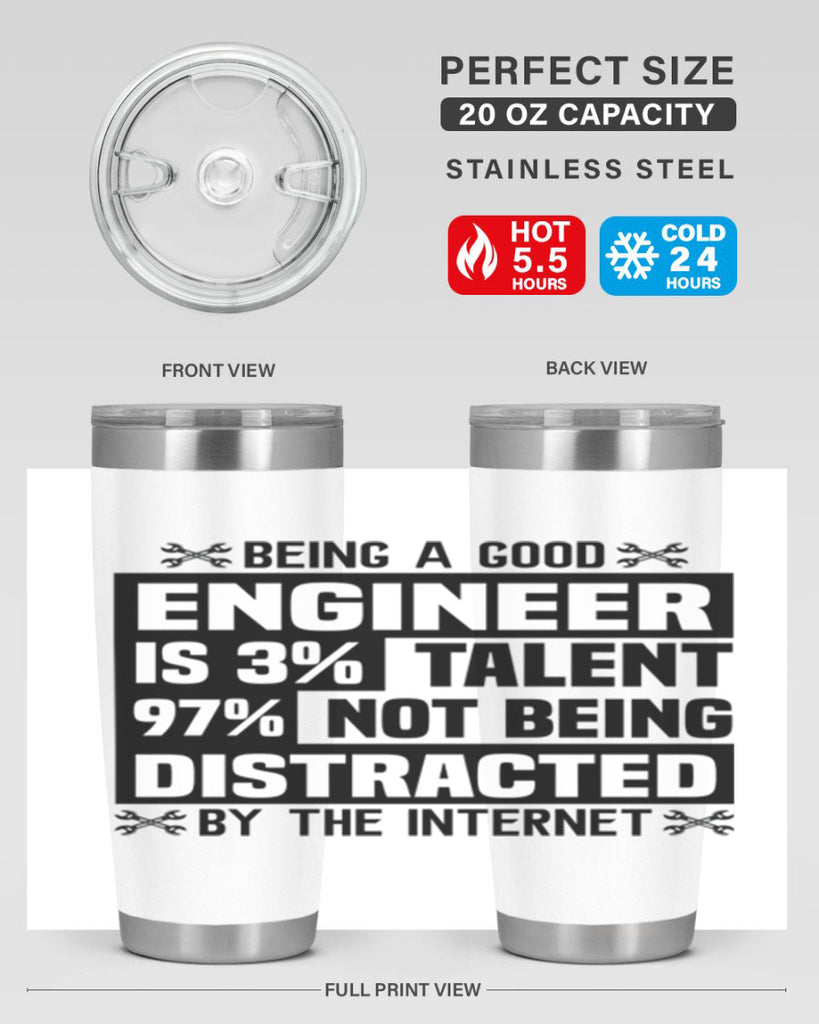 Being a good Style 20#- engineer- tumbler