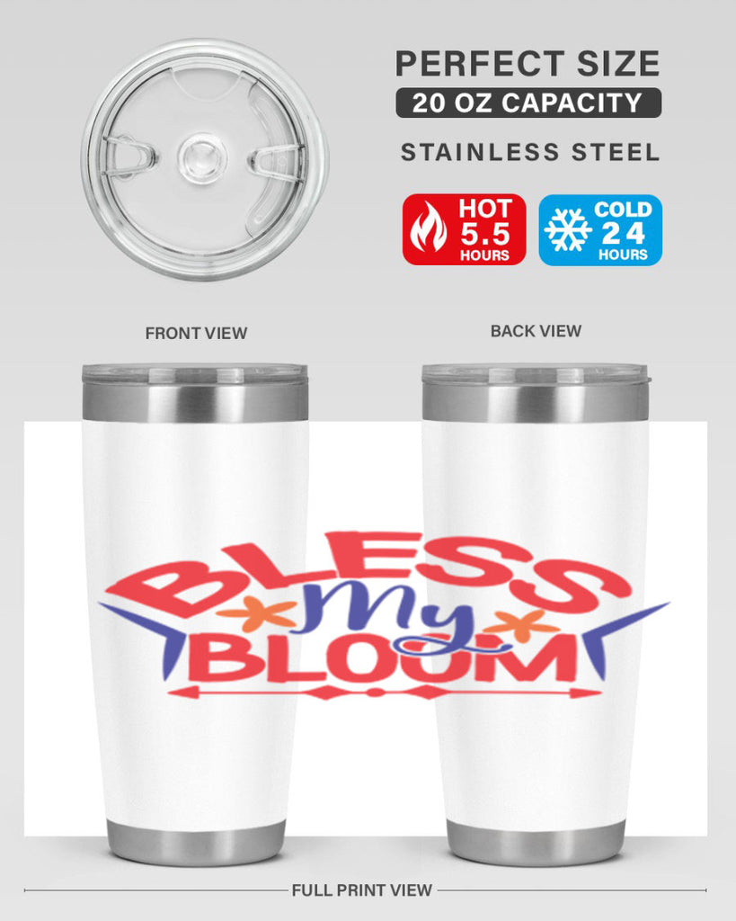 Bless My Bloom 38#- spring- Tumbler