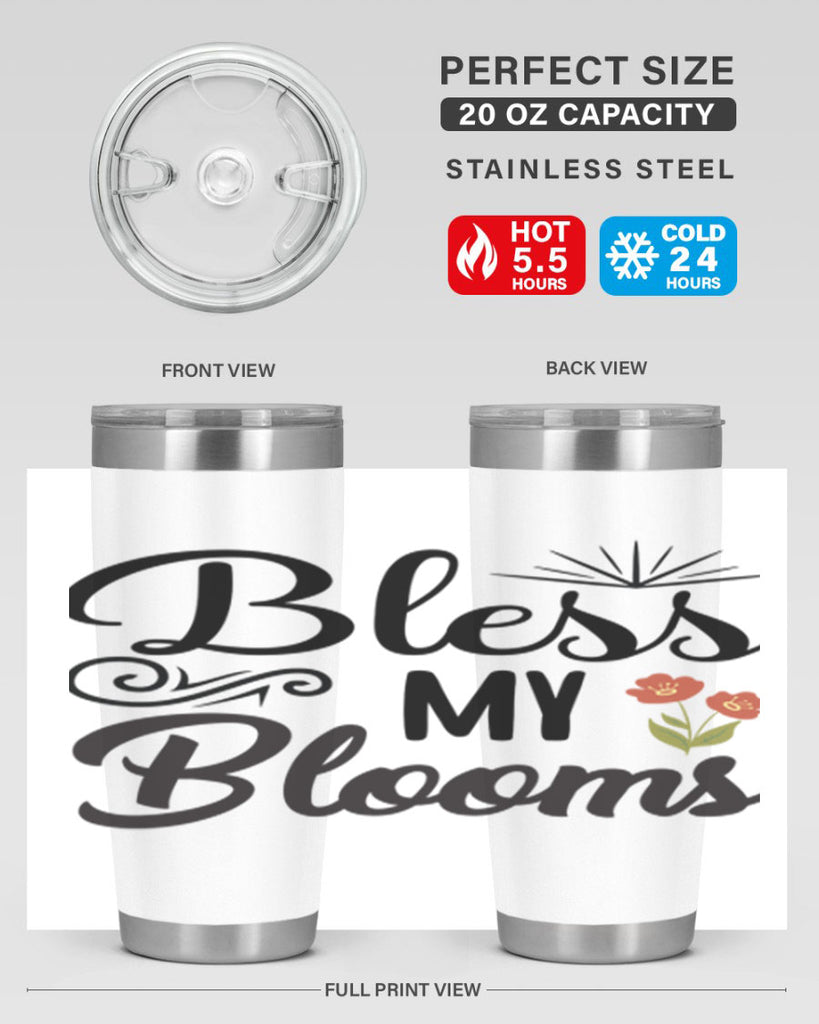 Bless My Blooms  66#- spring- Tumbler