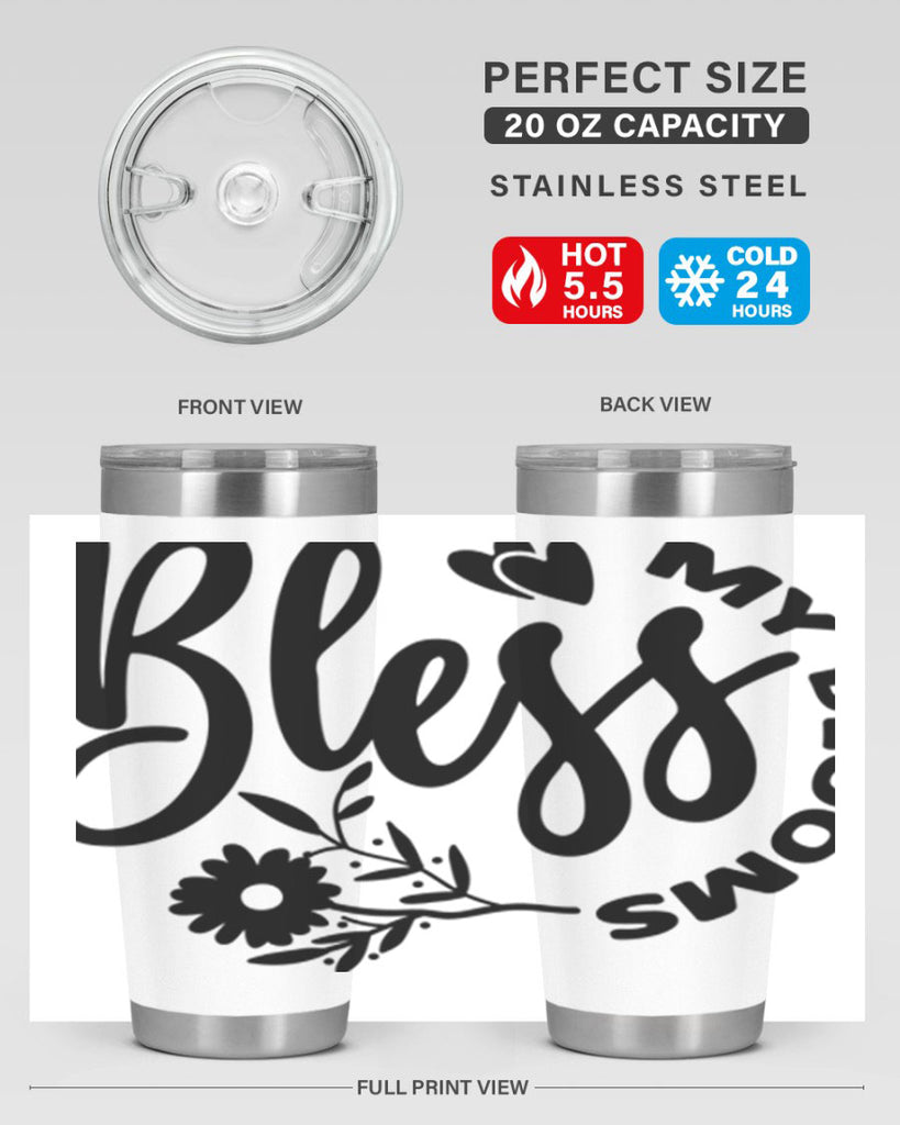 Bless My Blooms47#- spring- Tumbler