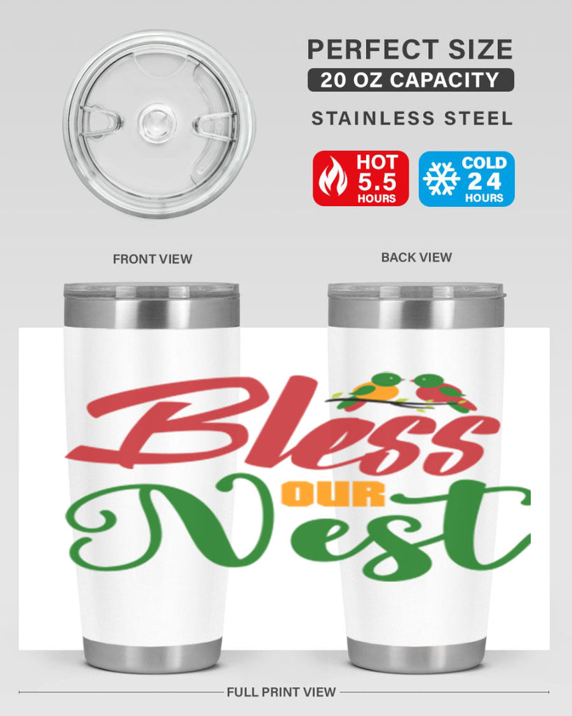 Bless Our Nest 67#- spring- Tumbler