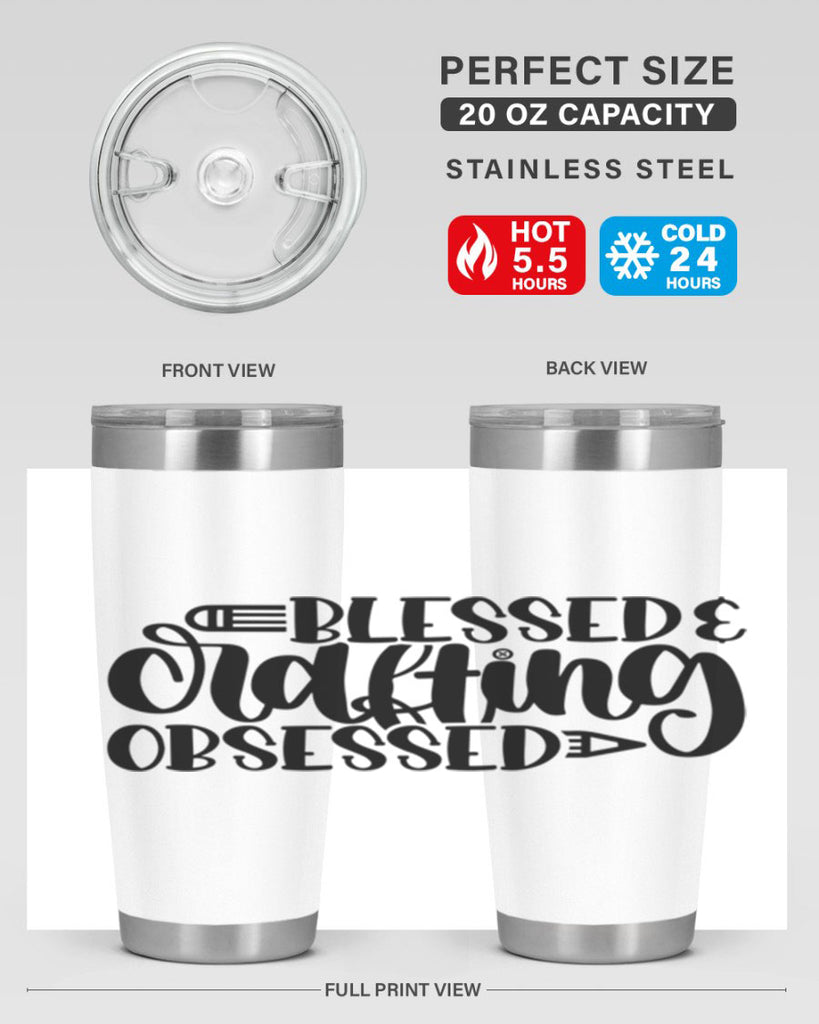 Blessed Crafting Obsessed 47#- crafting- Tumbler