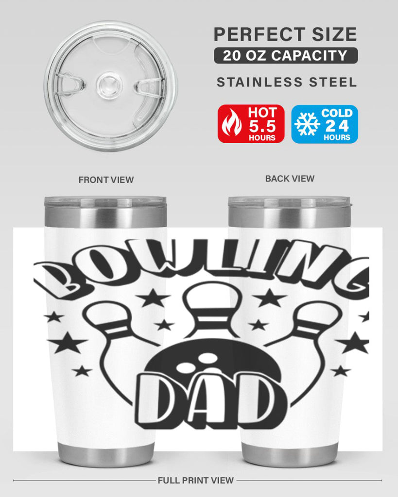 Bowling dad 1406#- bowlig- Tumbler