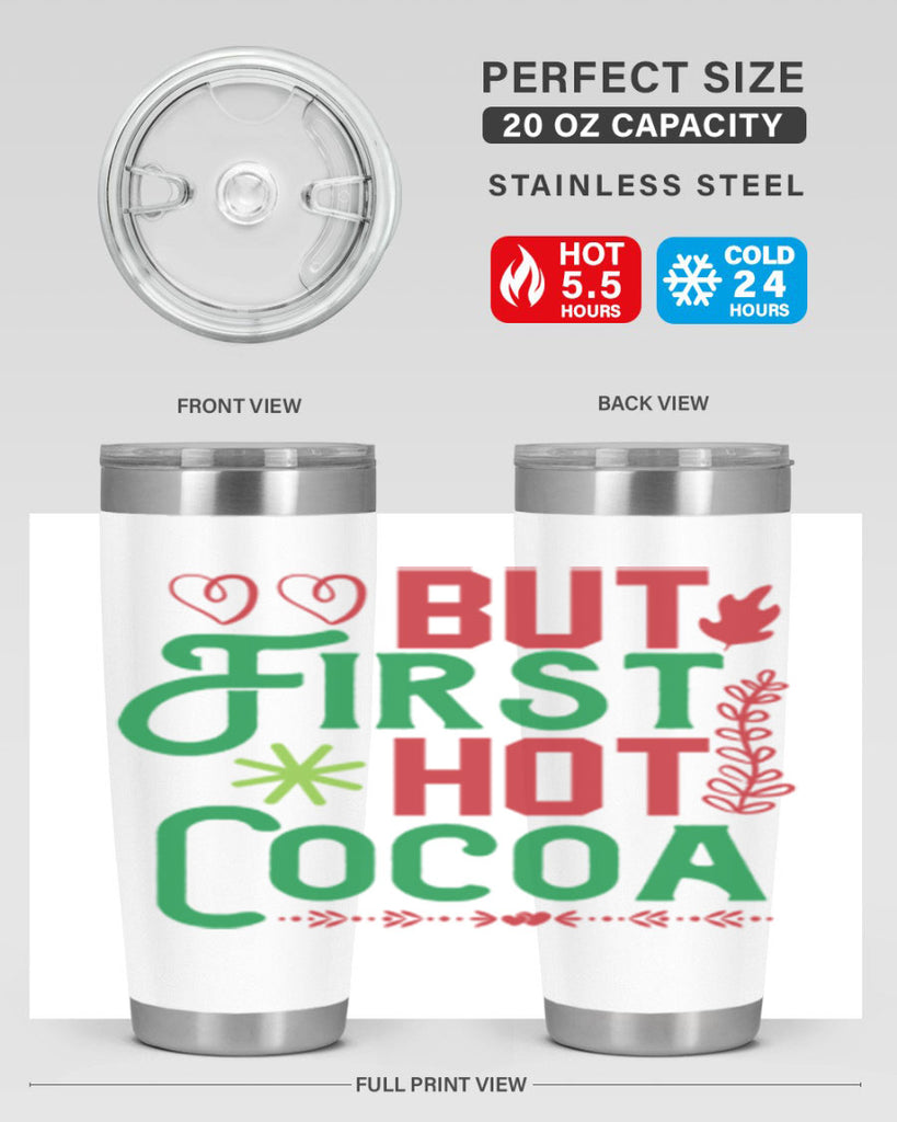 But First Hot Cocoa 32#- winter- Tumbler