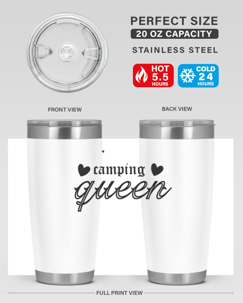 Camping queen 143#- zodiac- Tumbler