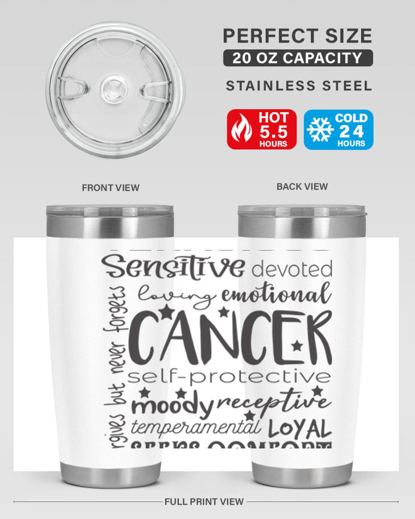 Cancer 565#- zodiac- Tumbler