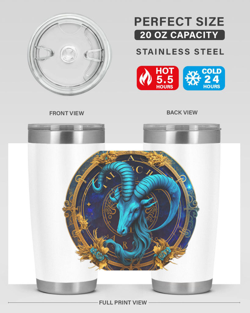 Capricorn 181#- zodiac- Tumbler
