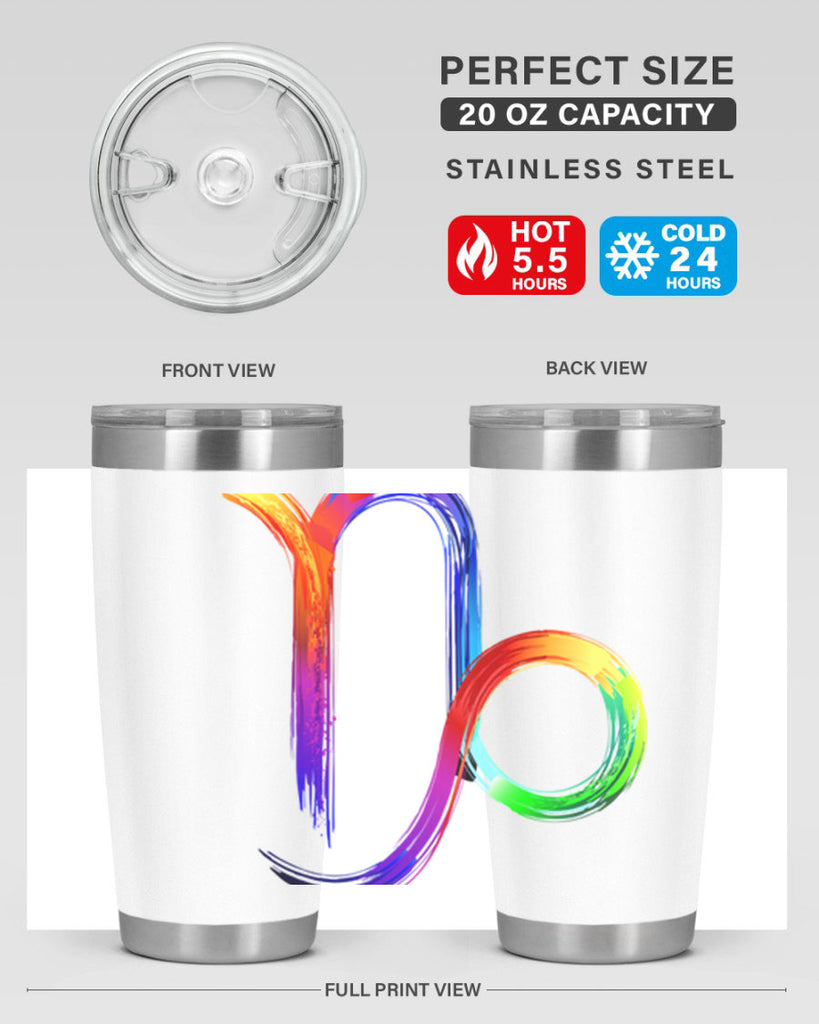 Capricorn 187#- zodiac- Tumbler