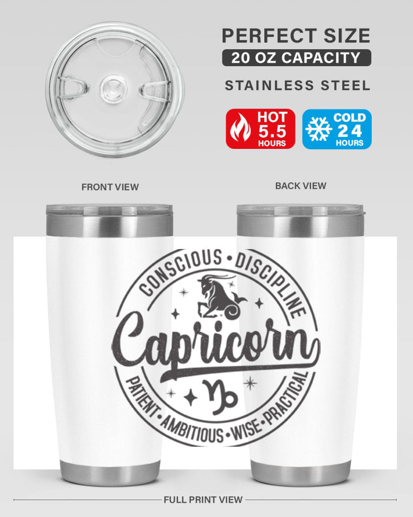 Capricorn 190#- zodiac- Tumbler