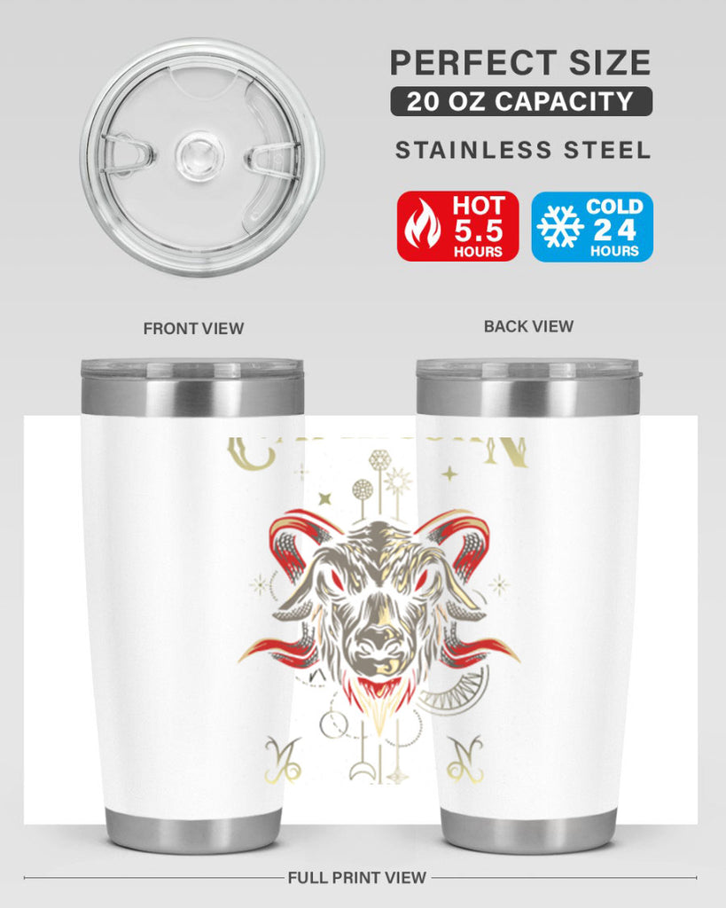 Capricorn 198#- zodiac- Tumbler