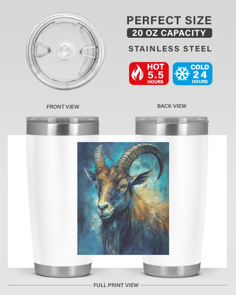 Capricorn 37#- zodiac- Tumbler