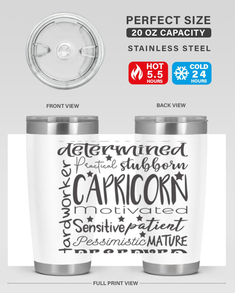 Capricorn 566#- zodiac- Tumbler