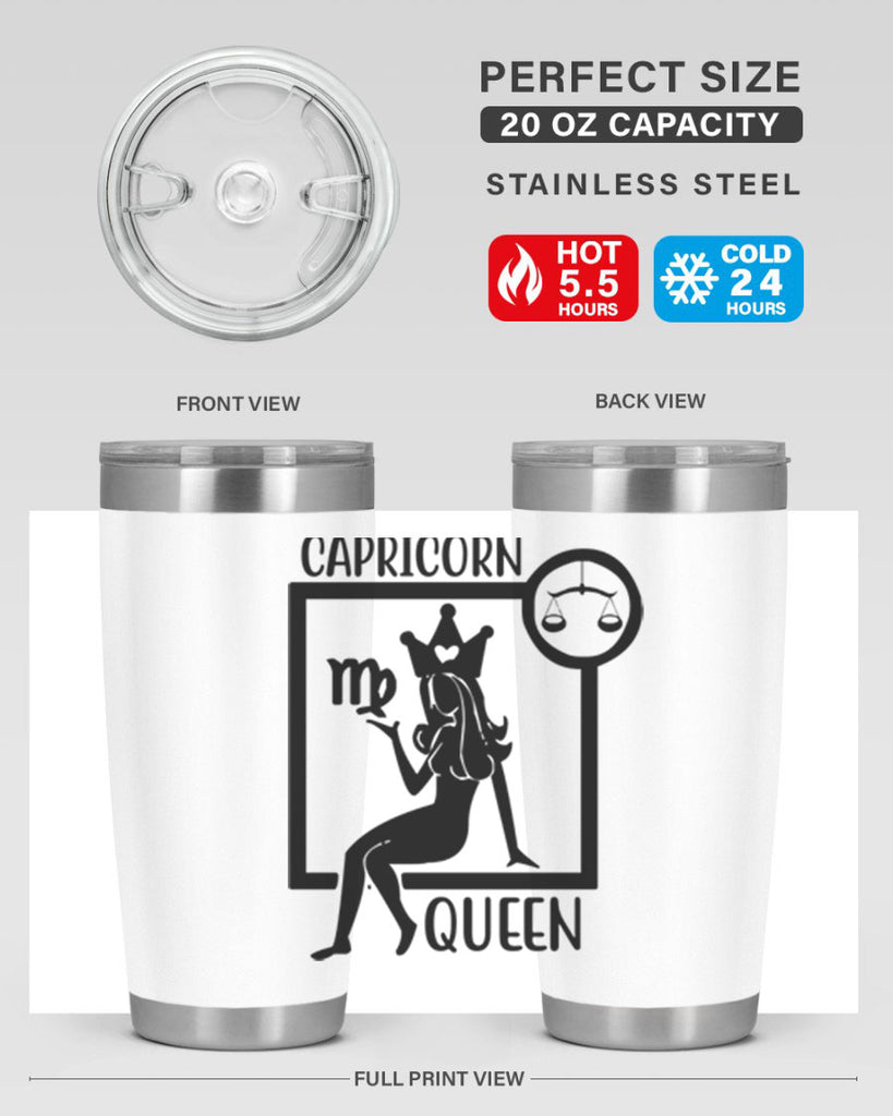 Capricorn queen 194#- zodiac- Tumbler