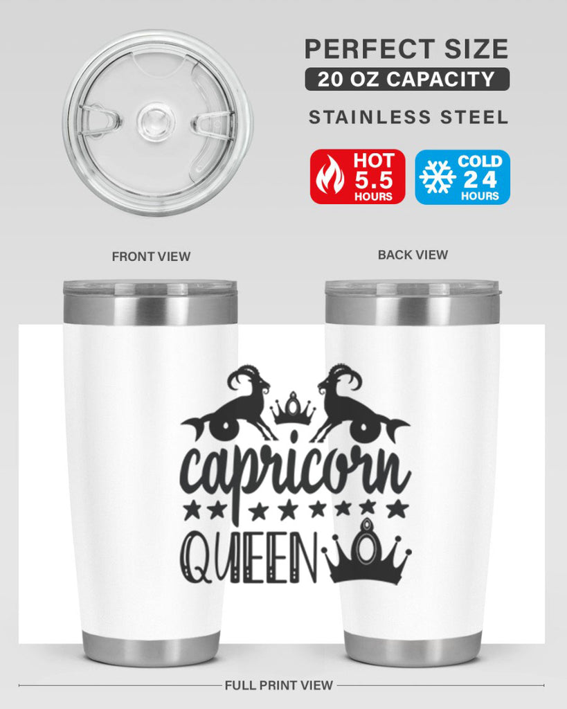 Capricorn queen 195#- zodiac- Tumbler
