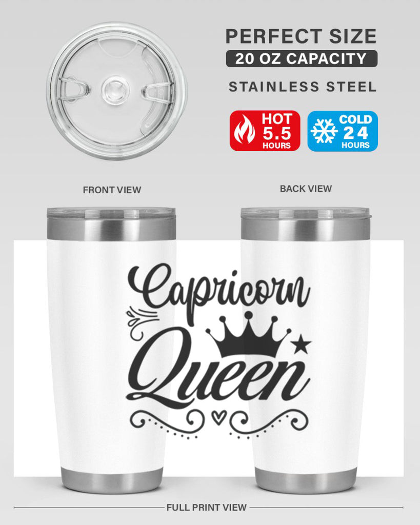 Capricorn queen 196#- zodiac- Tumbler
