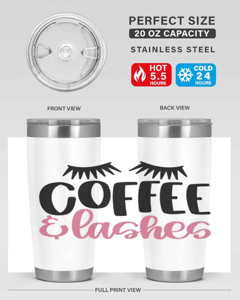 Coffee Lashes Style 110#- make up- Tumbler