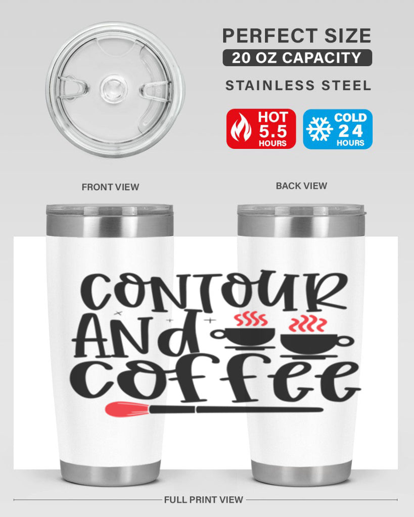 Contour And Coffee Style 242#- make up- Tumbler