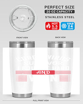 Corona Virus Survivor i fought and own Style 4#- corona virus- Tumbler