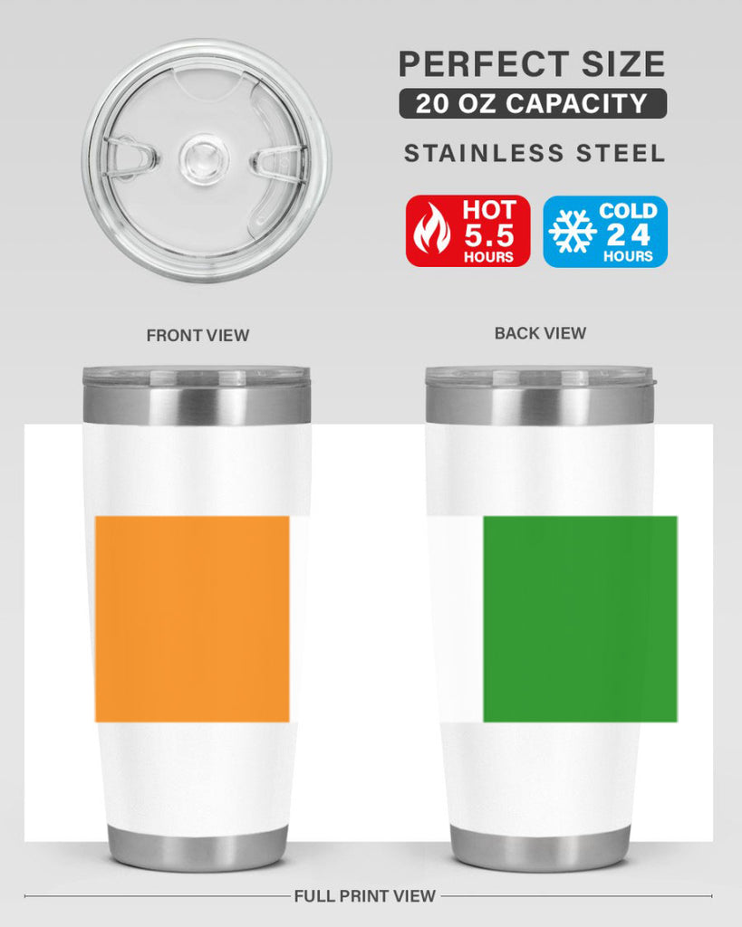 Cote dIvoire 156#- world flags- Tumbler