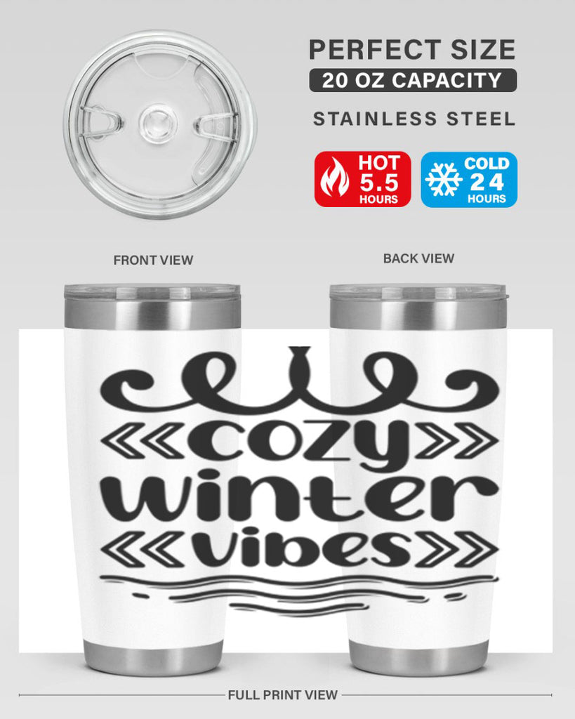 Cozy Winter Vibes 80#- winter- Tumbler