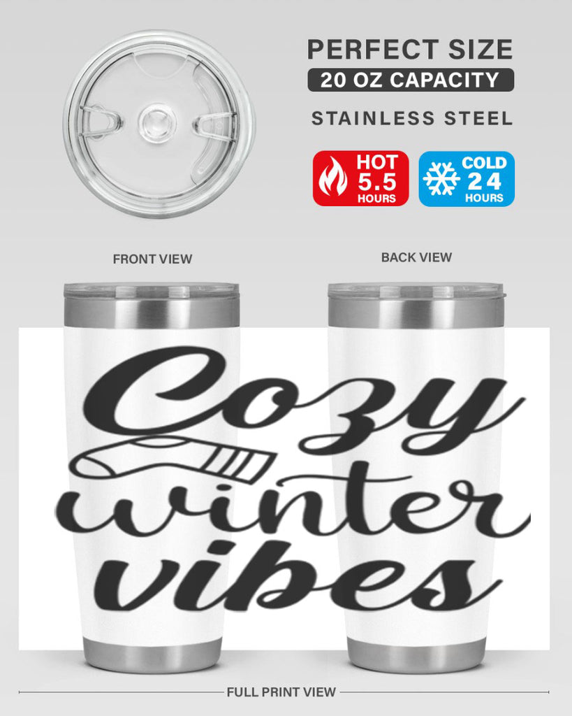 Cozy Winter Vibes 82#- winter- Tumbler