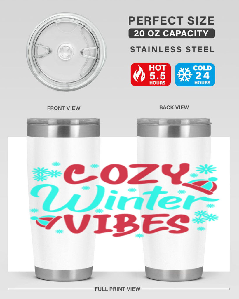 Cozy Winter Vibes Winter 83#- winter- Tumbler