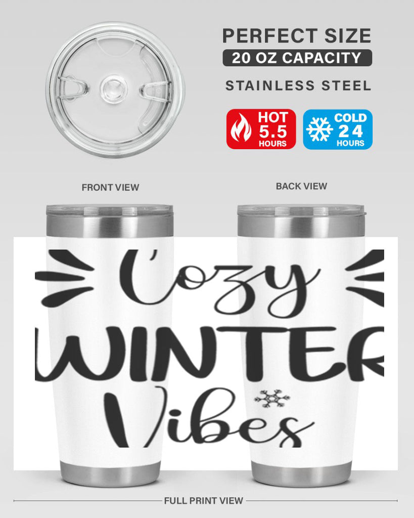Cozy Winter Vibes76#- winter- Tumbler