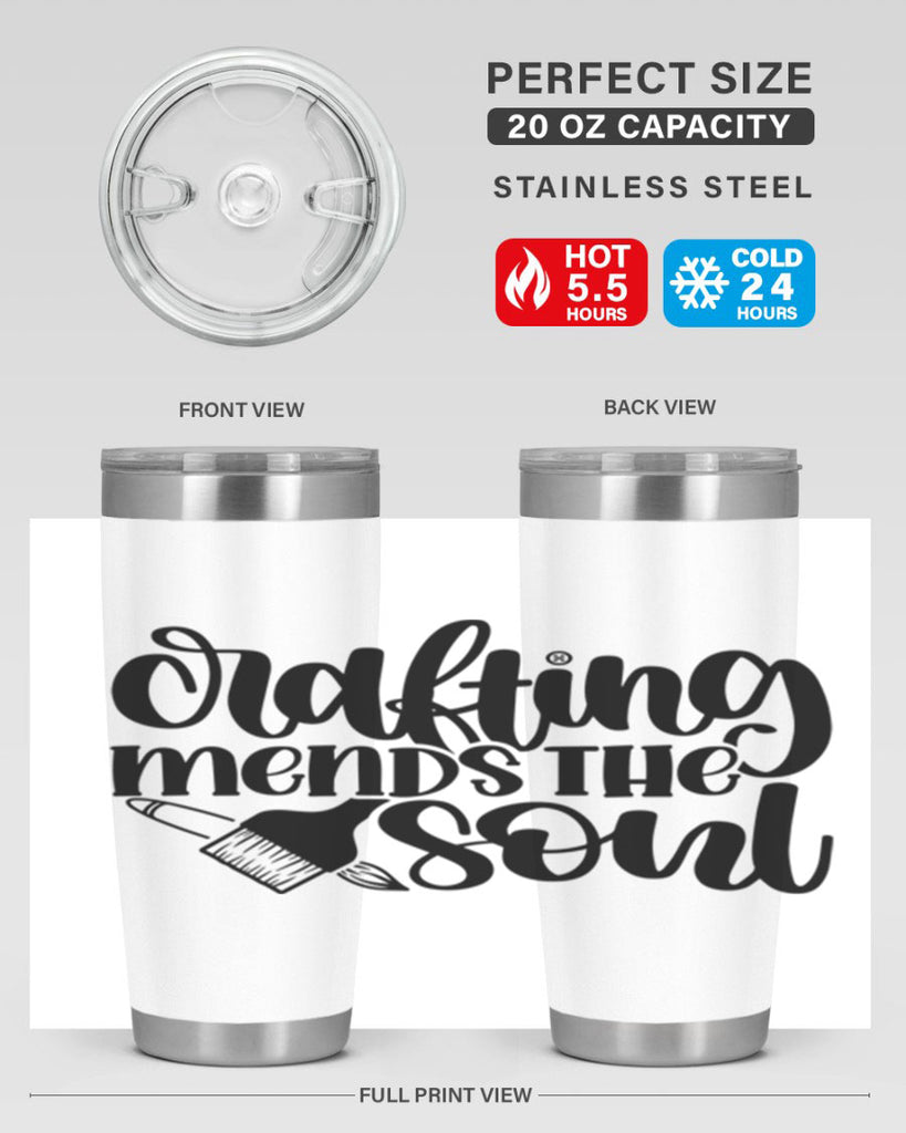 Crafting Mends The Soul 32#- crafting- Tumbler