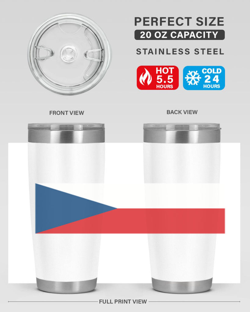 Czechia 152#- world flags- Tumbler
