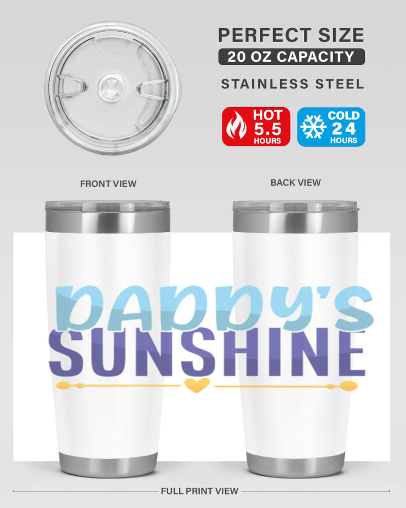 Daddys Sunshine 19#- dad- Tumbler