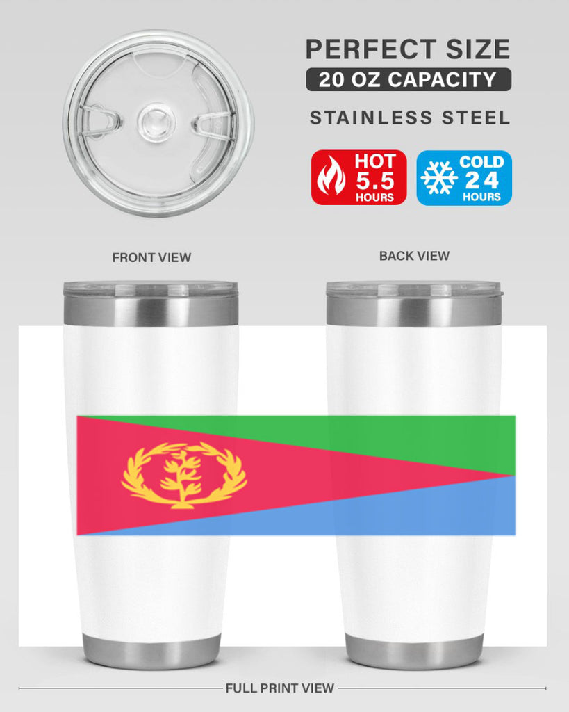 Eritrea 143#- world flags- Tumbler