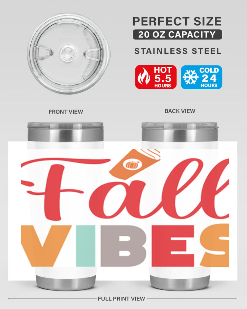 FallVibesdesign 166#- fall- Tumbler
