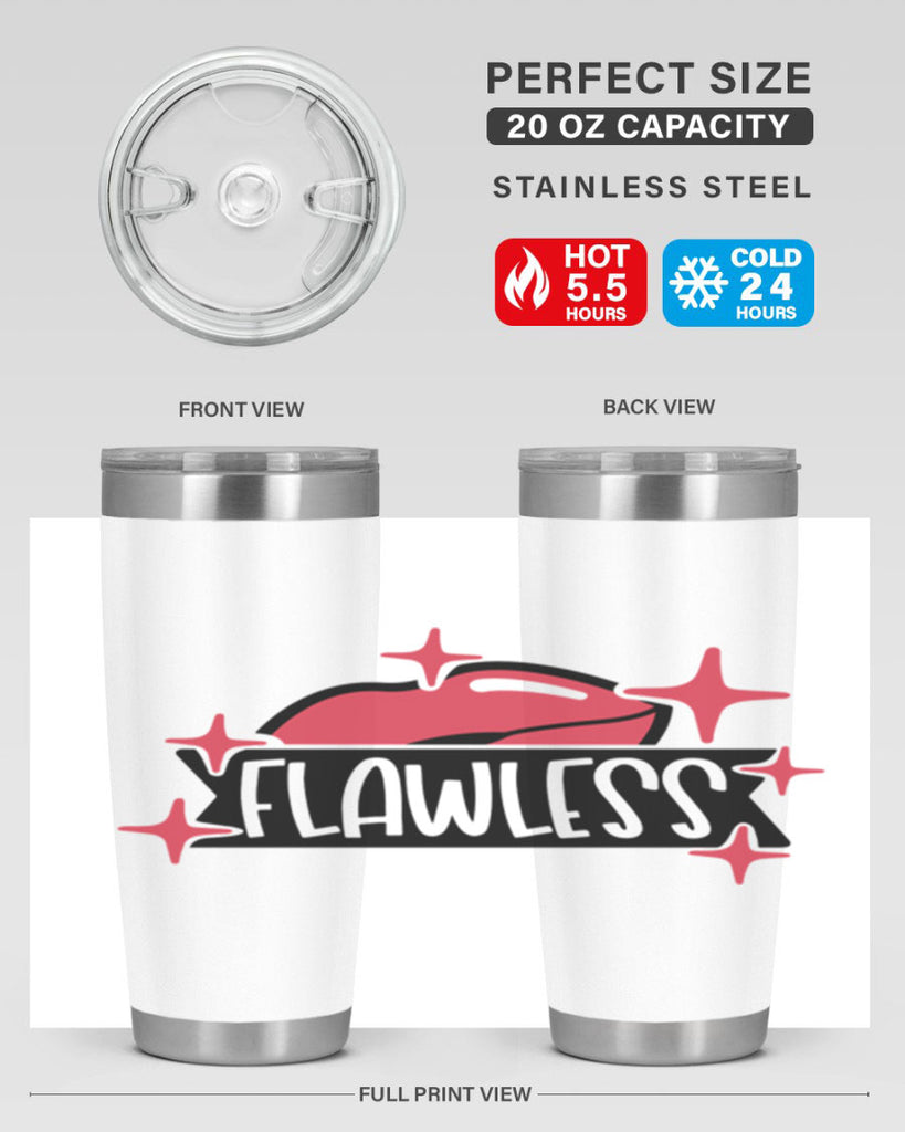 Flawless Style 102#- make up- Tumbler