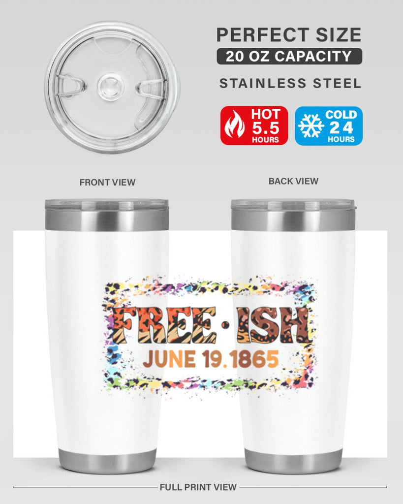 FreeIsh June 1865 Junteenth Png 32#- Juneteenth- tumbler