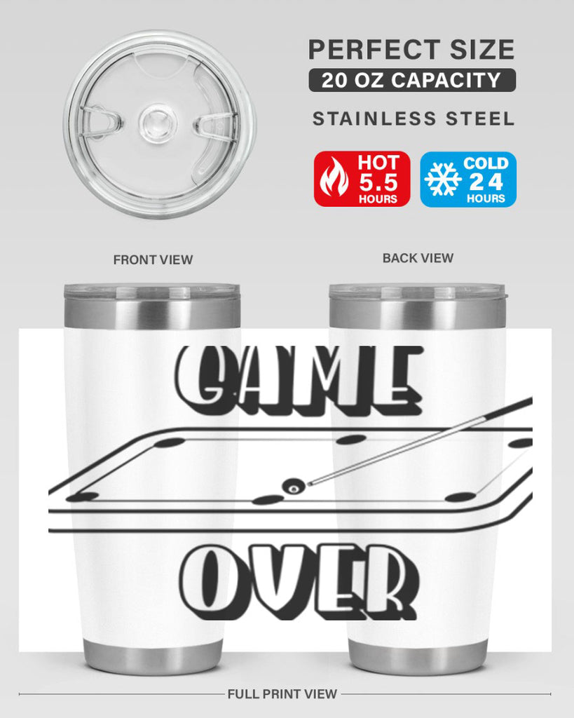 Game over 1218#- billards- Tumbler