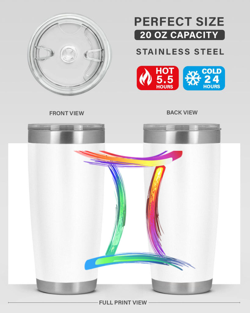 Gemini 222#- zodiac- Tumbler