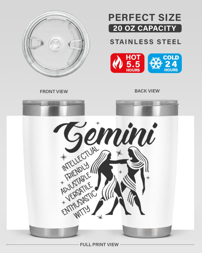 Gemini 223#- zodiac- Tumbler