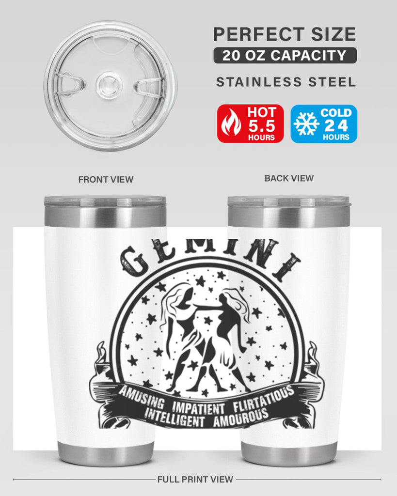 Gemini 9#- zodiac- Tumbler